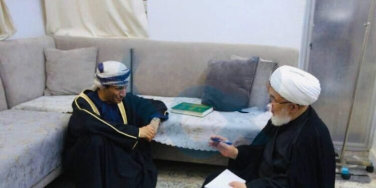 الحسان يزور ممثل المرجعية العليا الشيخ عبد المهدي الكربلائي