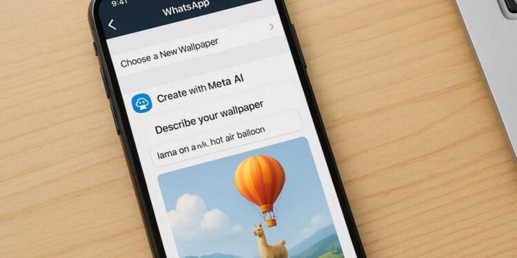 “واتساب” يطرح ميزة إنشاء خلفيّات دردشة بالذّكاء الاصطناعي لمستخدمي iOS