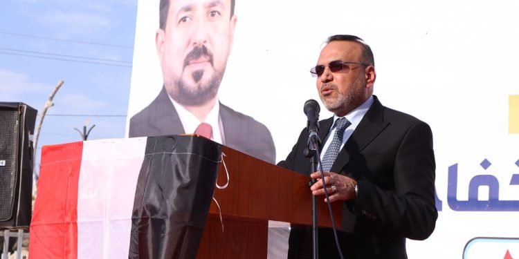 الاسدي يشارك في مهرجان دعم مرشح سومريون في الناصرية الاستاذ حسن الخفاجي