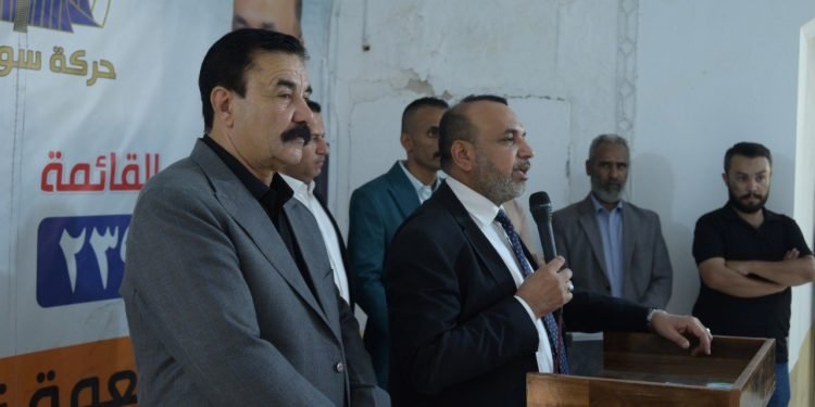 الاسدي يشارك في تجمع جماهيري يدعم مرشح سومريون الدكتور نعمة زغير الخيكاني