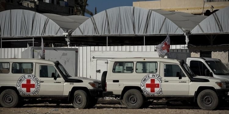 الصليب الأحمر يتسلم 4 توابيت تعود إلى أسرى قتلى إسرائيليين