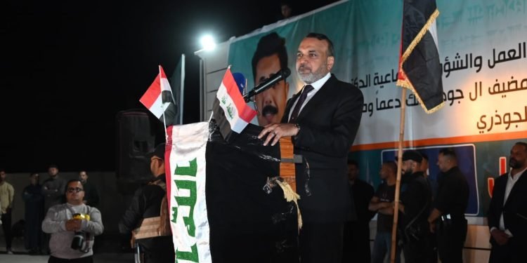 في بابل .. الاسدي شارك في مهرجان دعم مرشح سومريون مقدام الجوذري