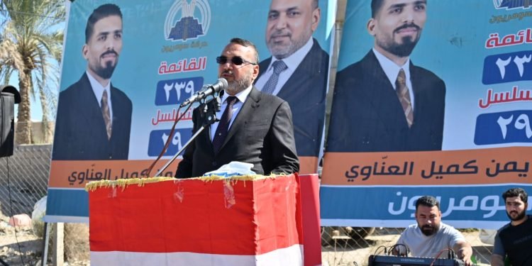 الاسدي يشارك في مهرجان دعم مرشح سومريون ايمن العناوي في بابل