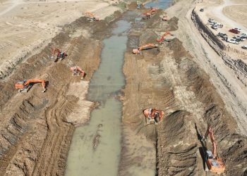 الموارد: الأعمال في مشروع قناة الثرثار الإروائية تسير بوتيرة سريعة