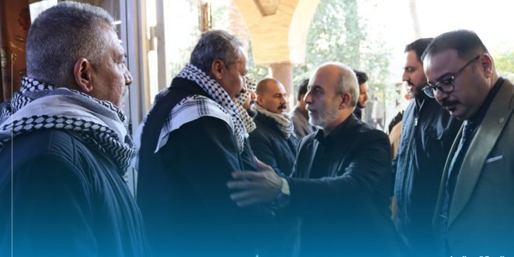 وفد الأمانة العامة لحركة سومريون يقدم التعازي بوفاة والد الأستاذ محمد مجيد الفلاحي