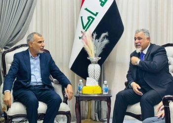رئيس كتلة سومريون النيايبة الأستاذ ناظم الاسدي يستقبل رئيس كتلة تحالف الدولة