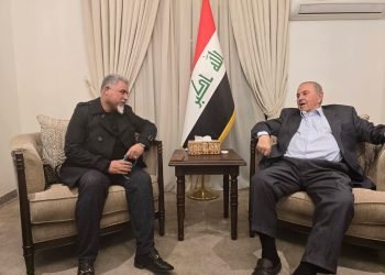 رئيس كتلة سومريون النيابية الأستاذ ناظم الاسدي يلتقي اياد علاوي