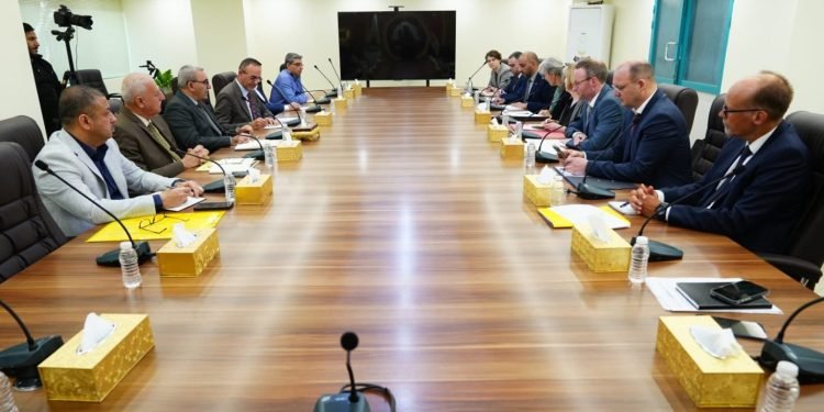 ملف الماء والمجاري محور اجتماع عراقي–ألماني لبحث مشاريع مستقبلية