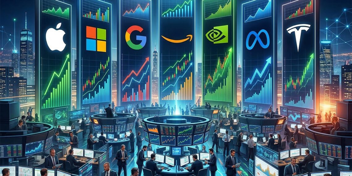 العظماء السبعة والهيمنة على أسواق المال العالمية