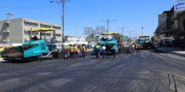 حملة كبرى لإكساء الطرق الرئيسة في العاصمة بغداد