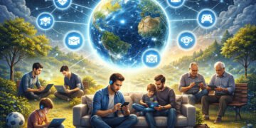 العلاقة بين استخدام المنصات الرقمية ورفاهية مختلف الفئات العمرية عالمياً