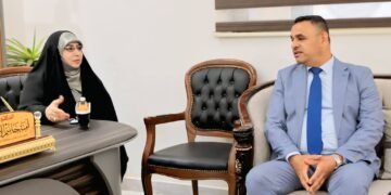 الدكتورة امنة الاسدي تبحث مع لجنة التربية والمديرية العامة سبل دعم الامتحانات النهائية وتذليل العقبات الإدارية