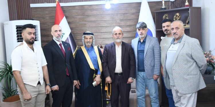 قيادات حركة سومريون (تلتقي بتجمع طي) في الشعلة لتعزيز العمل التنظيمي ودعم المبادرات الإنسانية