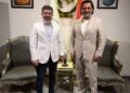 الركابي يزور “البيت العراقي للإبداع” ويشيد بمنجز هشام الذهبي في بناء الإنسان