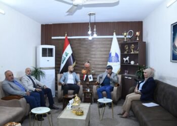 ضمن خطة التطوير التنظيمي.. مدير مكتب التنظيمات المركزي في حركة سومريون يستعرض ملف محافظة صلاح الدين