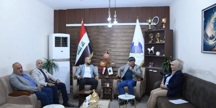 ضمن خطة التطوير التنظيمي.. مدير مكتب التنظيمات المركزي في حركة سومريون يستعرض ملف محافظة صلاح الدين