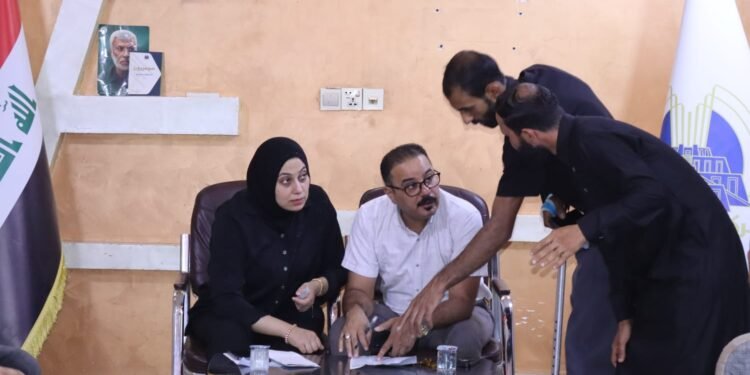 مكتب العبيدي لحركة سومريون يواصل استقبال المواطنين لبحث احتياجاتهم الخدمية