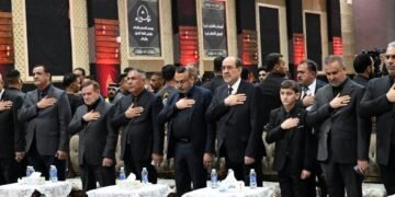 رئيس حركة سومريون يشارك في مجلس العزاء الحسيني بدعوة من السيد نوري المالكي