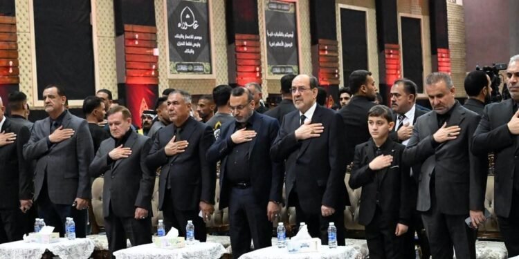 رئيس حركة سومريون يشارك في مجلس العزاء الحسيني بدعوة من السيد نوري المالكي