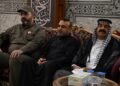 الدكتور أحمد الأسدي يشارك في مجلس العزاء الحسيني الذي أقامه رئيس هيئة الحشد الشعبي السيد فالح الفياض