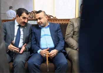 الدكتور أحمد الأسدي يحضر مجلس عزاء الحاج أبو كريم فرحان رميض الشحماني