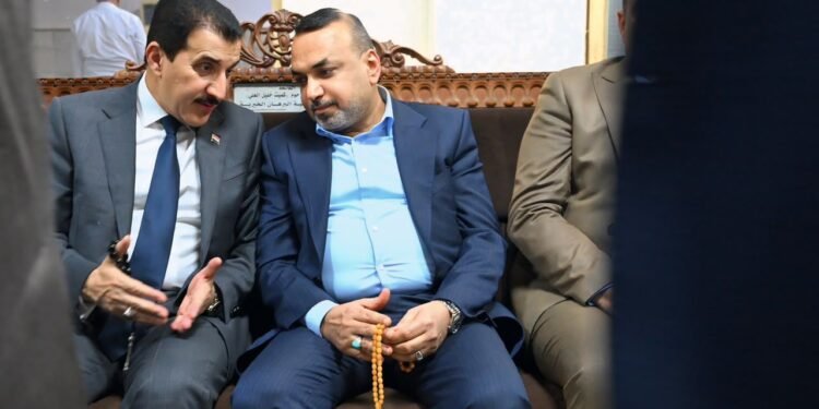 الدكتور أحمد الأسدي يحضر مجلس عزاء الحاج أبو كريم فرحان رميض الشحماني