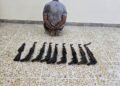 المنافذ تحبط محاولة إدخال أسلحة داخل شاحنة قادمة من سوريا