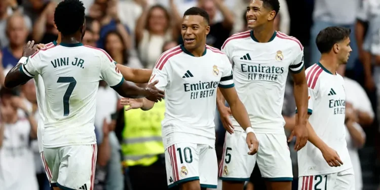 ريال مدريد يهزم ملقا بأقل مجهود مع استمرار تألق بيلينغهام ومبابي