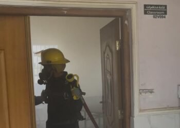 السيطرة على حريق بالأقسام الداخلية للمجموعة الطبية في الأنبار وإخلاء 50 طالبة
