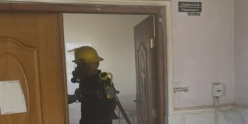 السيطرة على حريق بالأقسام الداخلية للمجموعة الطبية في الأنبار وإخلاء 50 طالبة