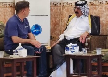 رئيس مكتب تنظيمات حركة سومريون في ضيافة مضيف شيخ قبيلة البوعامر